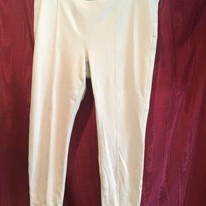 Style & Co. Ecru Cropped Stretch Pants, Size 16W